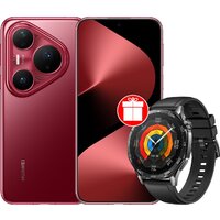Huawei Pura 80 Pro LMR-LX9 12GB/512GB (красный) + умные часы Huawei Watch GT 5 по акции