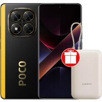 POCO X7 12GB/512GB международная версия (черный) + пауэрбанк Xiaomi Power Bank P15ZM 10000mAh (бежевый) по акции