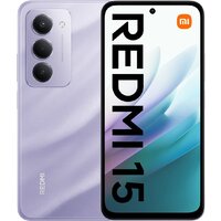 Xiaomi Redmi 15 4G 8GB/256GB международная версия (фиолетовый) + наушники Xiaomi Redmi Buds 6 Active M2344E1 (розовый) по акции Image #1