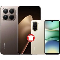Xiaomi 15T Pro 12GB/512GB международная версия (золотистый мокко) + Xiaomi Redmi A5 4GB/128GB (песочное золото) по акции
