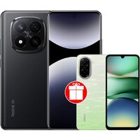 Xiaomi Redmi Note 14 Pro+ 5G 8GB/256GB международная версия (черный) + Xiaomi Redmi A5 3GB/64GB (зеленое озеро) по акции