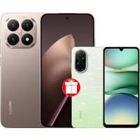 Xiaomi 15T 12GB/256GB международная версия (розовое золото) + Xiaomi Redmi A5 4GB/128GB (зеленое озеро) по акции Image #1