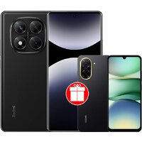 Xiaomi Redmi Note 14 Pro 12GB/512GB международная версия (черный) + Xiaomi Redmi A5 3GB/64GB (полуночный черный) по акции Image #1