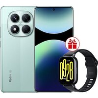 Xiaomi Redmi Note 14 Pro 5G 12GB/256GB международная версия (зеленый) + умные часы Xiaomi Redmi Watch 5 Active (черный) по акции